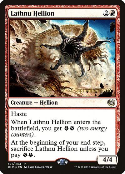 Lathnu Hellion PKLD-121S Kaladesh Promos Magic card