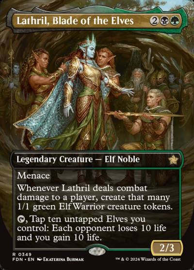Lathril, Blade of the Elves FDN-349 Foundations Magic card