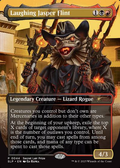 Laughing Jasper Flint SLP-44 Secret Lair Showdown Magic card