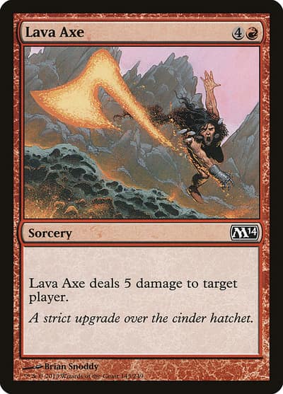 Lava Axe M14-143 Magic 2014 Magic card