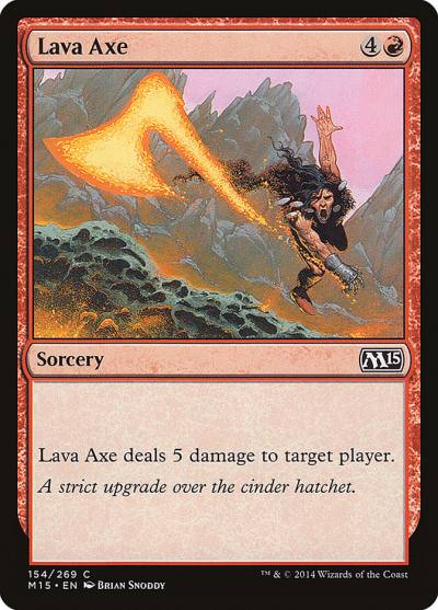 Lava Axe M15-154 Magic 2015 Magic card