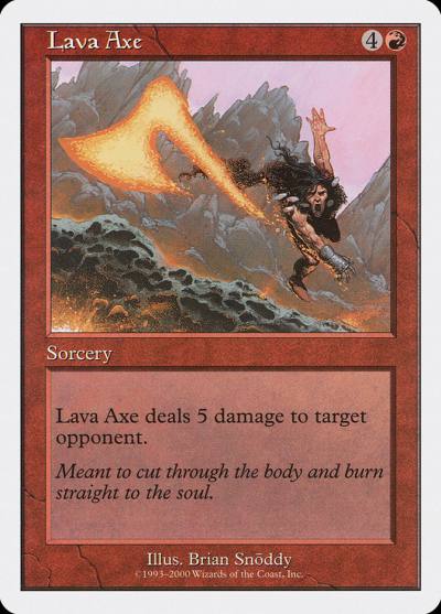 Lava Axe S00-31 Starter 2000 Magic card