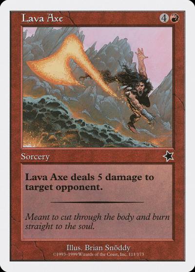 Lava Axe S99-111 Starter 1999 Magic card
