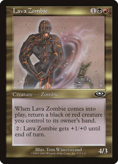 Lava Zombie 113 Planeshift Magic card
