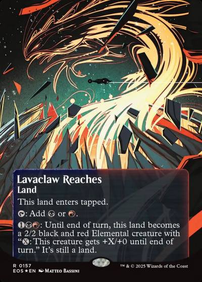 Lavaclaw Reaches EOS-157 Edge of Eternities: Stellar Sights Magic card
