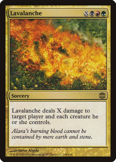 Lavalanche ARB-118 Alara Reborn Magic card