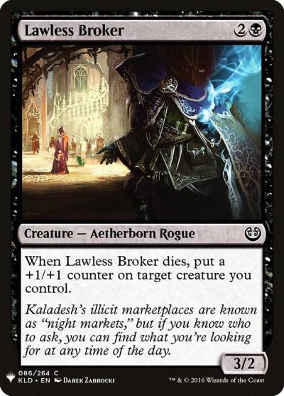 Lawless Broker PLST-KLD-86 The List Magic card