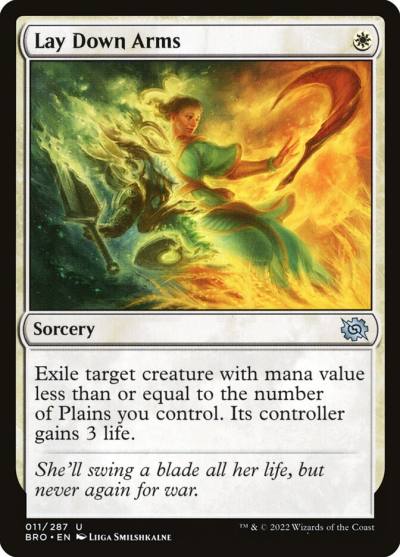 Lay Down Arms BRO-11 The Brothers' War Magic card