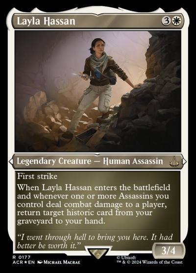 Layla Hassan ACR-177 Assassin's Creed Magic card