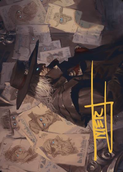 Lazav, Familiar Stranger // Lazav, Familiar Stranger AOTJ-25 Outlaws of Thunder Junction Art Series Magic card