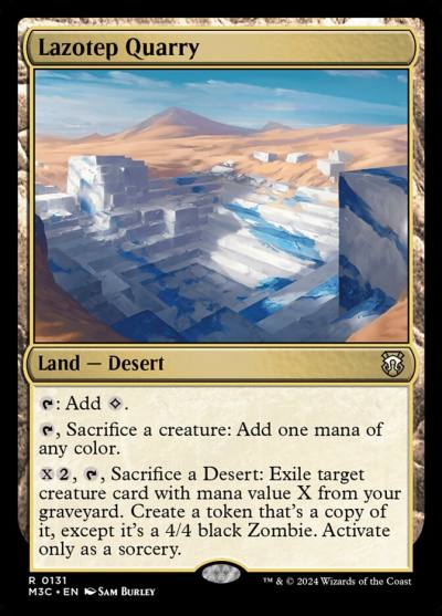Lazotep Quarry M3C-131 Modern Horizons 3 Commander Magic card