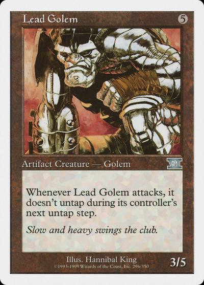 Lead Golem 6ED-296 Classic Sixth Edition Magic card