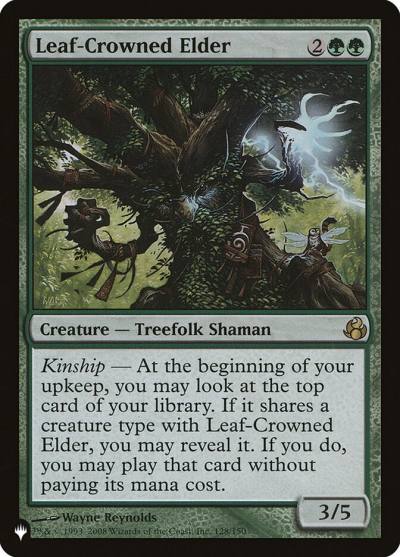 Leaf-Crowned Elder PLST-MOR-128 The List Magic card