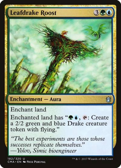 Leafdrake Roost CMA-182 Commander Anthology Magic card