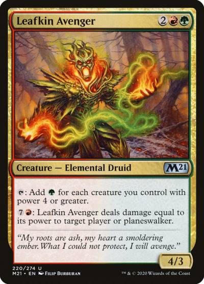 Leafkin Avenger 220 Core Set 2021 Magic card