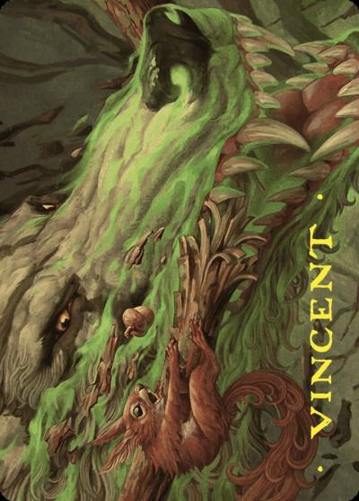 Leaping Ambush // Leaping Ambush AWOE-26 Wilds of Eldraine Art Series Magic card