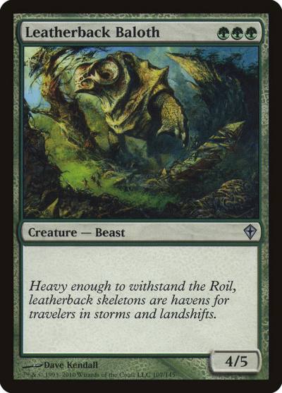 Leatherback Baloth WWK-107 Worldwake Magic card