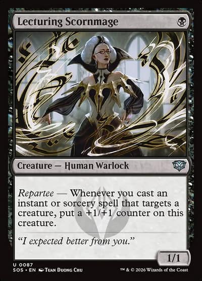 Lecturing Scornmage 87 Secrets of Strixhaven Magic card