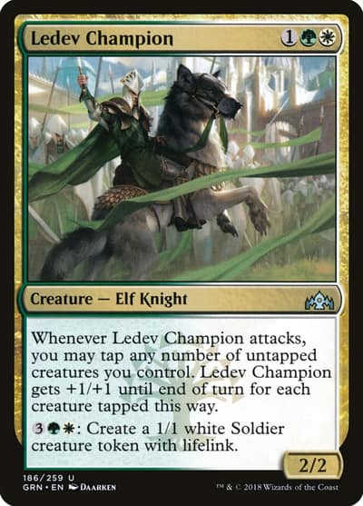 Ledev Champion 186 Guilds of Ravnica Magic card