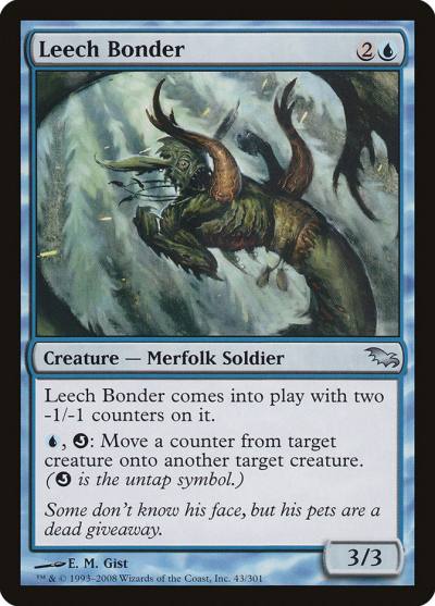 Leech Bonder SHM-43 Shadowmoor Magic card