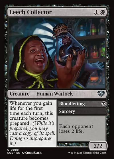 Leech Collector // Bloodletting 88 Secrets of Strixhaven Magic card