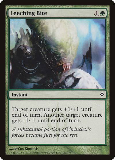 Leeching Bite NPH-113 New Phyrexia Magic card