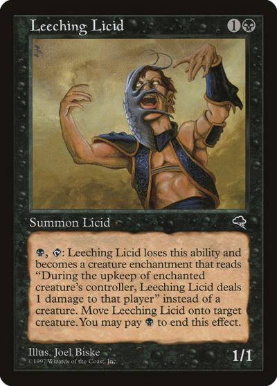 Leeching Licid TMP-141 Tempest Magic card