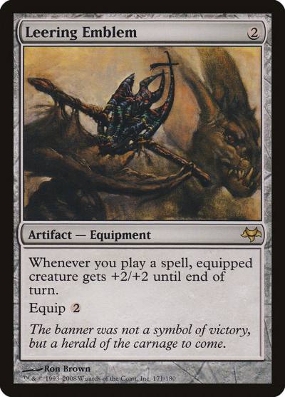 Leering Emblem EVE-171 Eventide Magic card