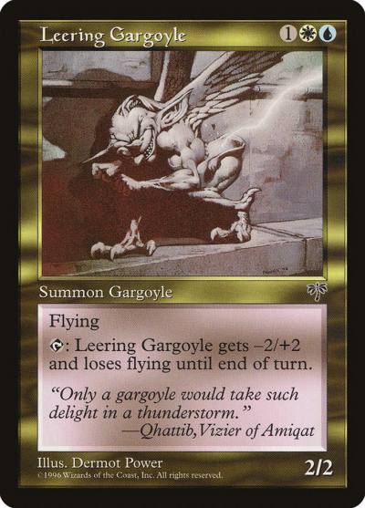 Leering Gargoyle MIR-271 Mirage Magic card