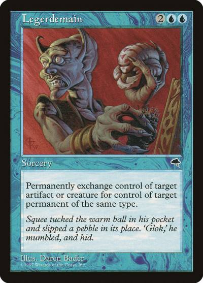 Legerdemain TMP-72 Tempest Magic card