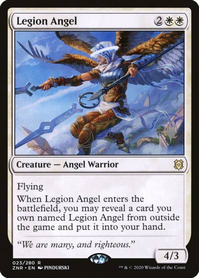 Legion Angel PZNR-23P Zendikar Rising Promos Magic card