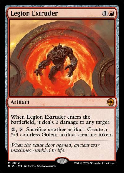 Legion Extruder BIG-12 The Big Score Magic card