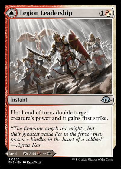 Legion Leadership // Legion Stronghold MH3-255 Modern Horizons 3 Magic card