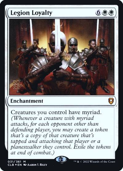 Legion Loyalty PCLB-31S Battle for Baldur's Gate Promos Magic card