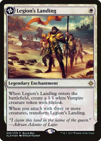 Legion's Landing // Adanto, the First Fort PXTC-22 XLN Treasure Chest Magic card