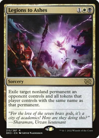 Legions to Ashes BRO-215 The Brothers' War Magic card