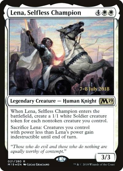 Lena, Selfless Champion PM19-21S Core Set 2019 Promos Magic card