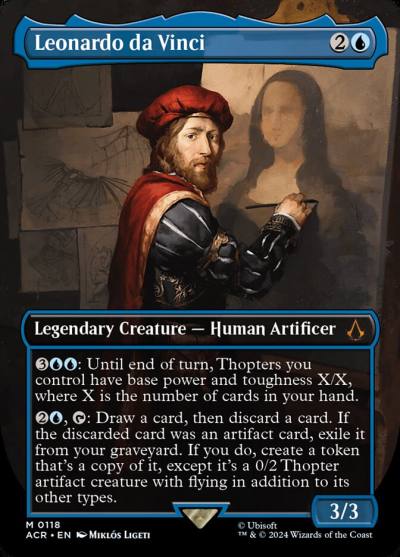 Leonardo da Vinci ACR-118 Assassin's Creed Magic card
