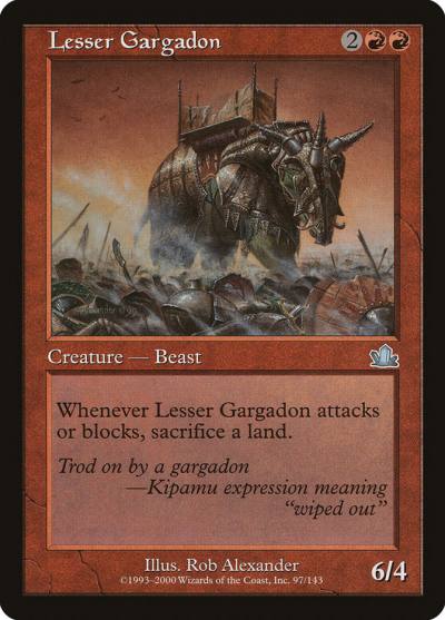 Lesser Gargadon PCY-97 Prophecy Magic card