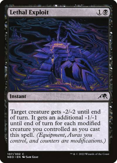 Lethal Exploit NEO-107 Kamigawa: Neon Dynasty Magic card