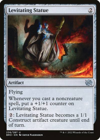 Levitating Statue BRO-236 The Brothers' War Magic card