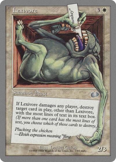 Lexivore UGL-7 Unglued Magic card