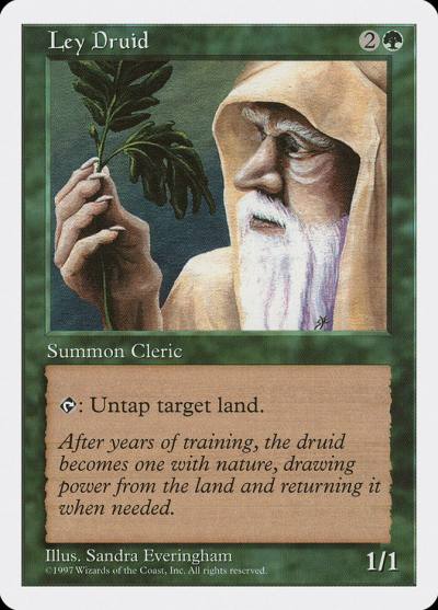 Ley Druid 5ED-308 Fifth Edition Magic card