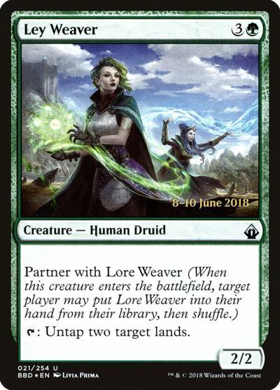 Ley Weaver PBBD-21S Battlebond Promos Magic card
