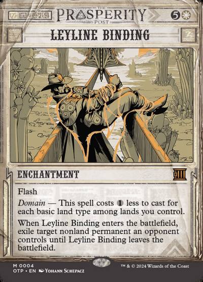 Leyline Binding OTP-4 Breaking News Magic card