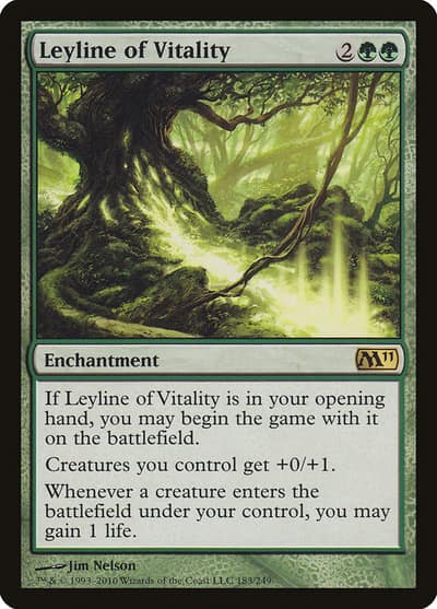 Leyline of Vitality M11-183 Magic 2011 Magic card