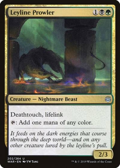 Leyline Prowler WAR-202 War of the Spark Magic card