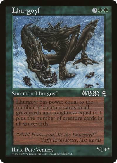 Lhurgoyf OLEP-25 Oversized League Prizes Magic card