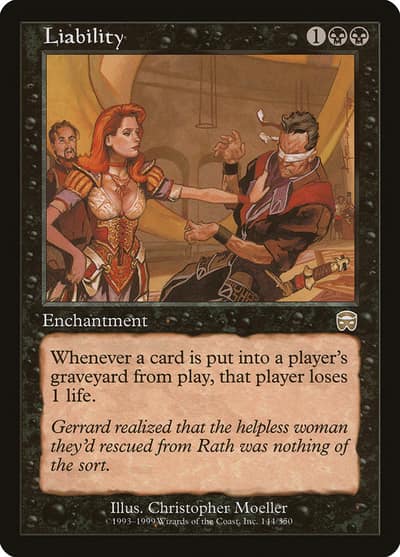 Liability MMQ-144 Mercadian Masques Magic card