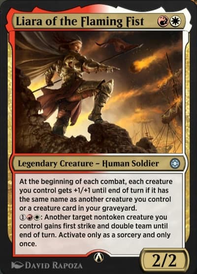 Liara of the Flaming Fist 73 Alchemy Horizons: Baldur's Gate Magic card
